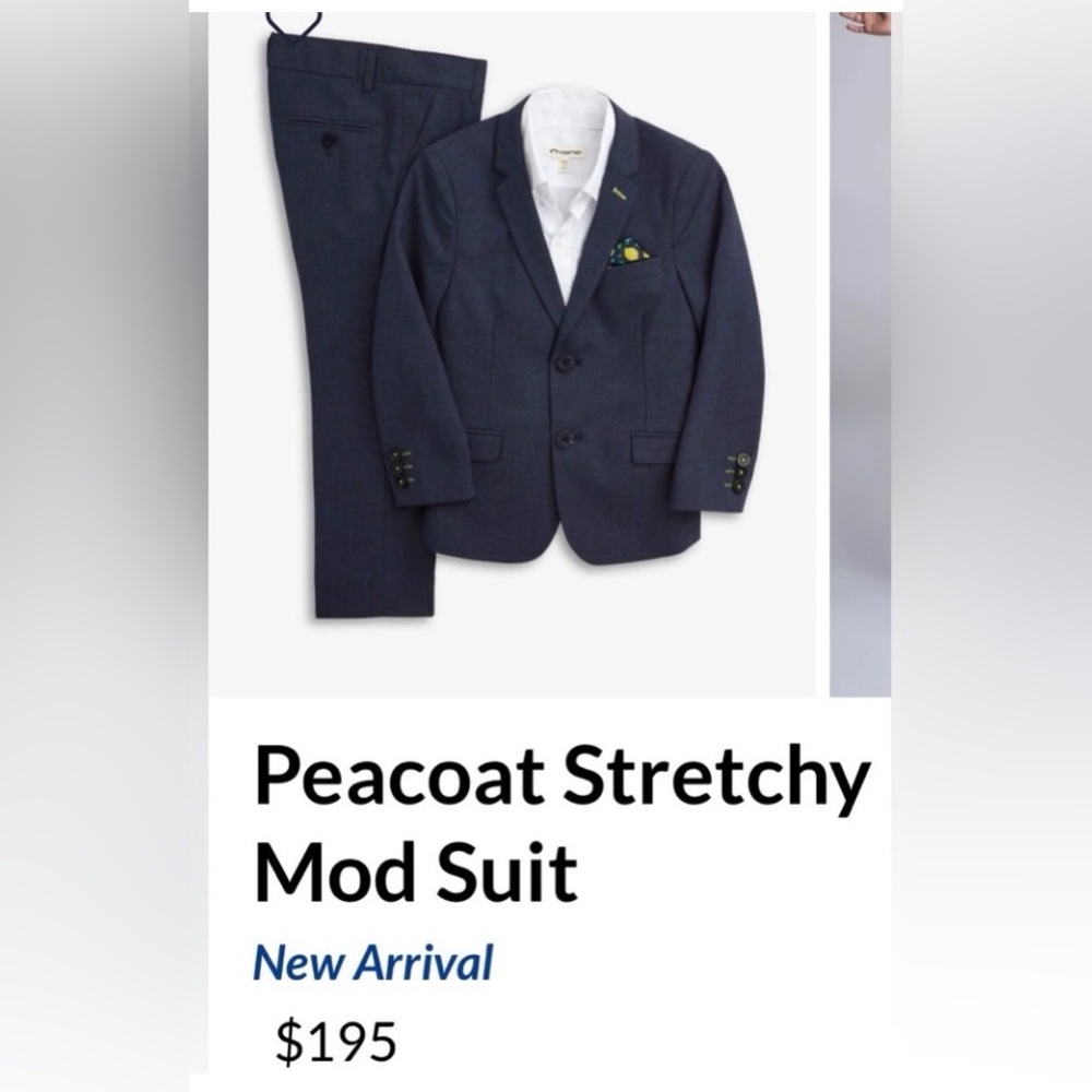 Appaman Elegant Navy Blue Velvet Suit 3T - Picture 16 of 16